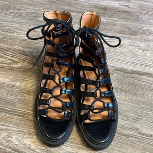Urban Outfitters black gladiator sandals